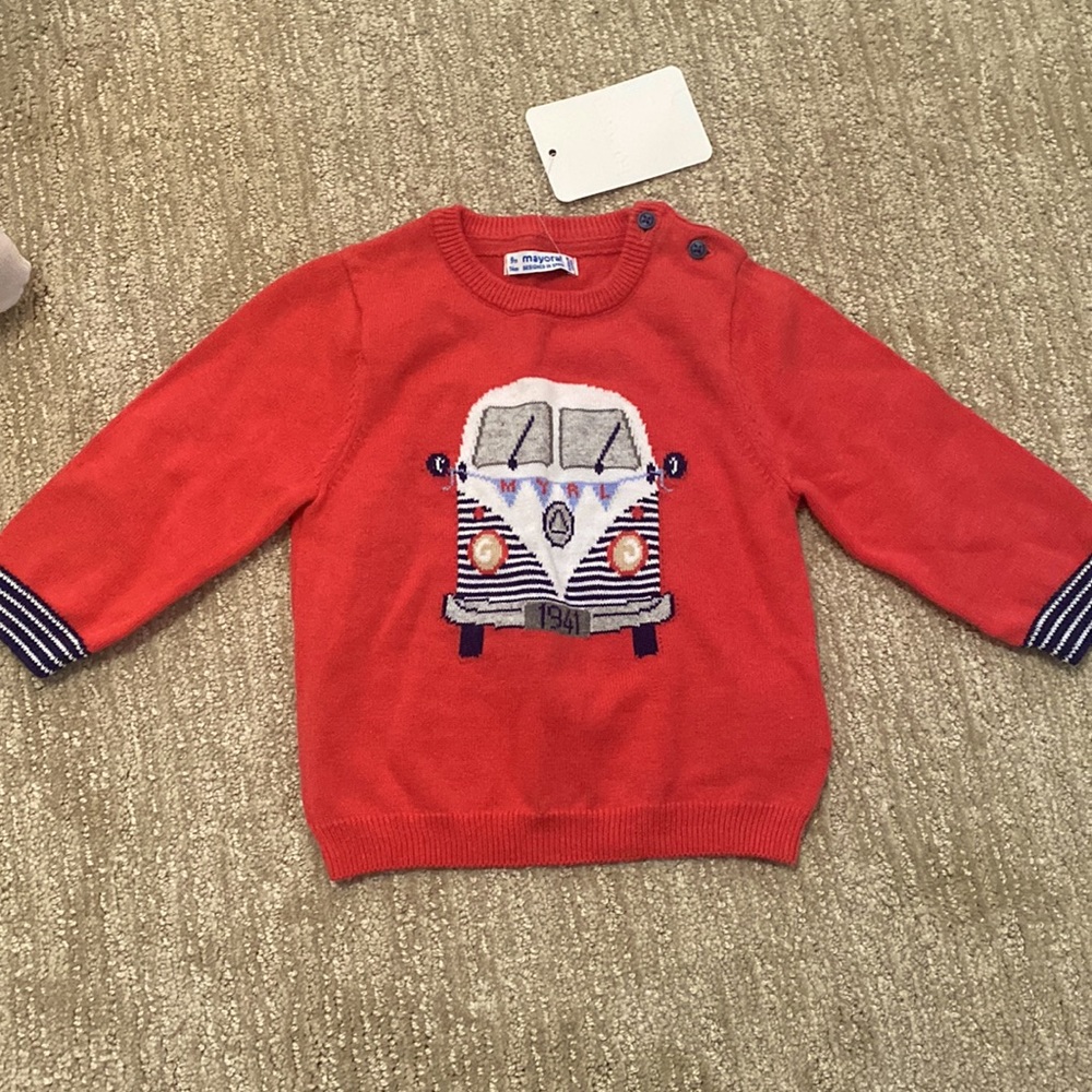 Mayoral van intarsia sweater
